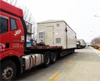 某公司定制的預(yù)制艙裝車(chē)發(fā)貨